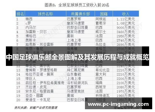 中国足球俱乐部全景图解及其发展历程与成就概览