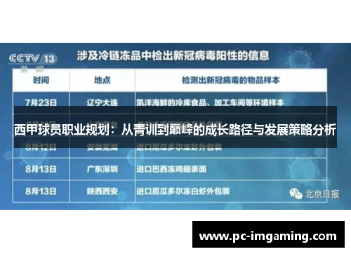 西甲球员职业规划：从青训到巅峰的成长路径与发展策略分析