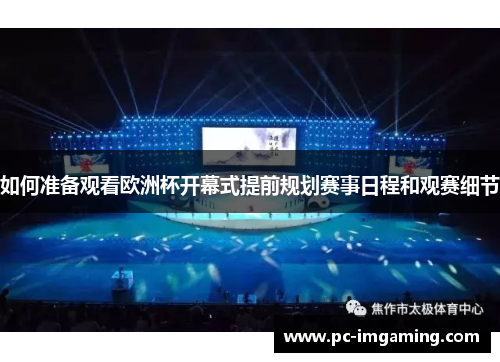 如何准备观看欧洲杯开幕式提前规划赛事日程和观赛细节